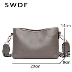 Solid Cow Women Shoulder Crossbody Bag Phone Purses