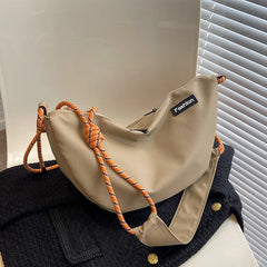 Nylon Bucket Purses and Handbags Canvas Lady Totes