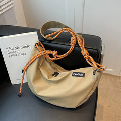 Nylon Bucket Purses and Handbags Canvas Lady Totes