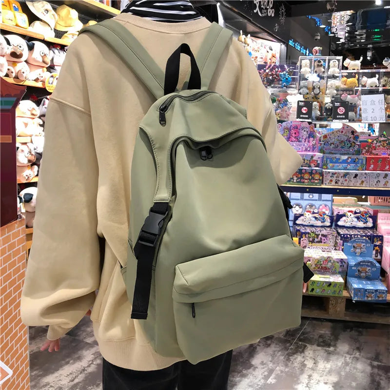 Waterproof Nylon Backpacks Women Shoulder Bag Female Big Small Travel