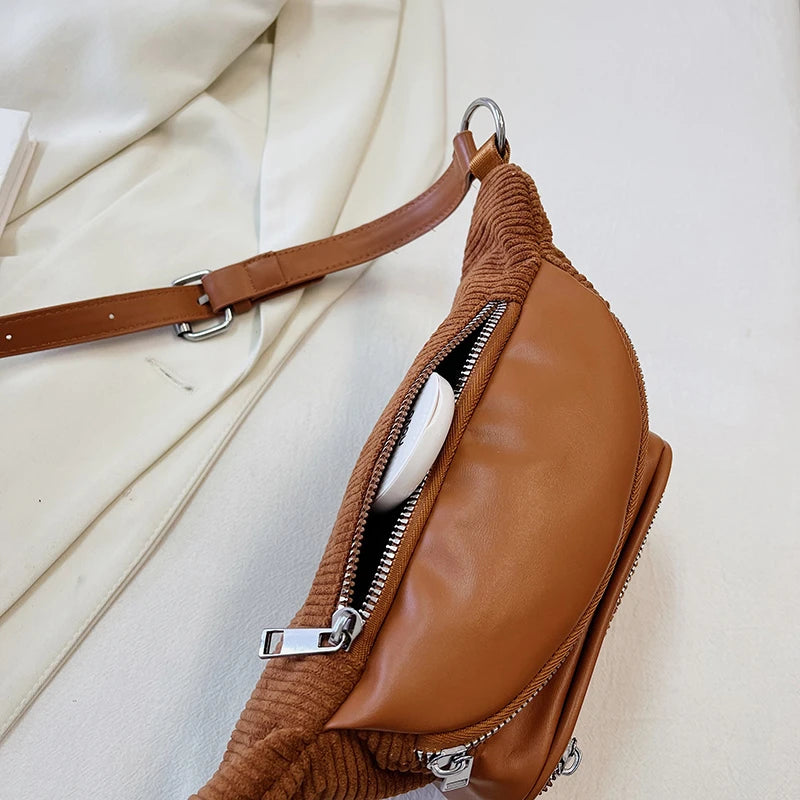 Women Fanny Packs Nylon Crossbody Waist Bags for Girls