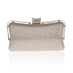 Metal Patchwork Shoulder Bags Ladies Print Clutch Party Evening Bags