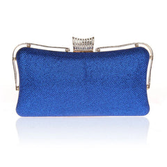 Metal Patchwork Shoulder Bags Ladies Print Clutch Party Evening Bags