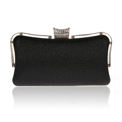 Metal Patchwork Shoulder Bags Ladies Print Clutch Party Evening Bags