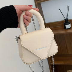 Women Pink Orange Mini Handbag Lipstick Bags Clutch Small Totes