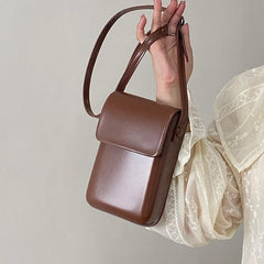 Flap Crossbody Bags Mini PU Leather Shoulder Purses for Women