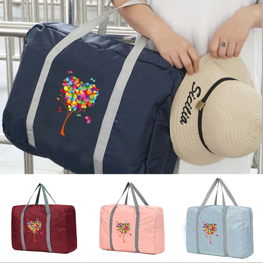 Foldable Travel Bags Organizer Luggage Pack Large Women Men Duffle Bag
