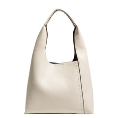 Women Casual Tote PU Leather Shoulder Bucket Bag Large Capacity