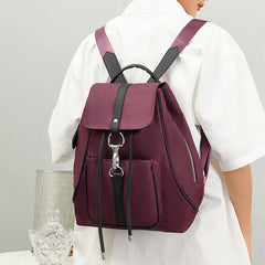 Women's Oxford Fabric Backpack Large Capacity Casual Shoulder Bag