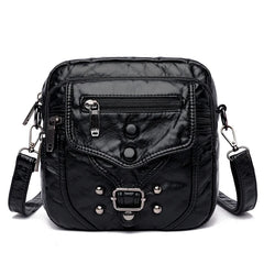 Small Leather Crossbody Handbag for Ladies