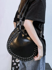 Women's Large Capacity Crossbody Bag PU Leather Shoulder Bag