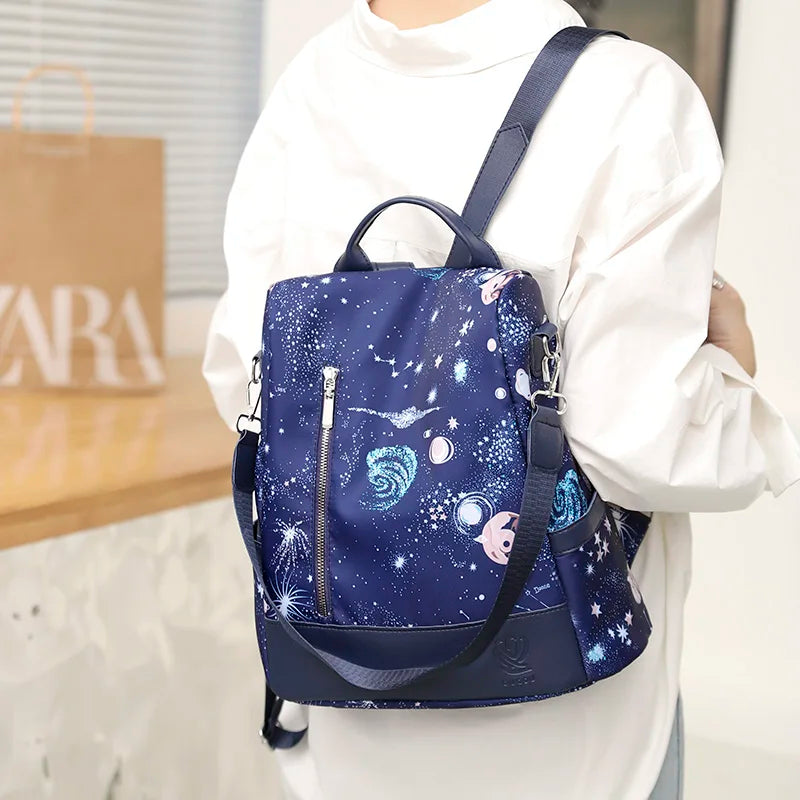 Colorful Graffiti Pattern Women's Backpack