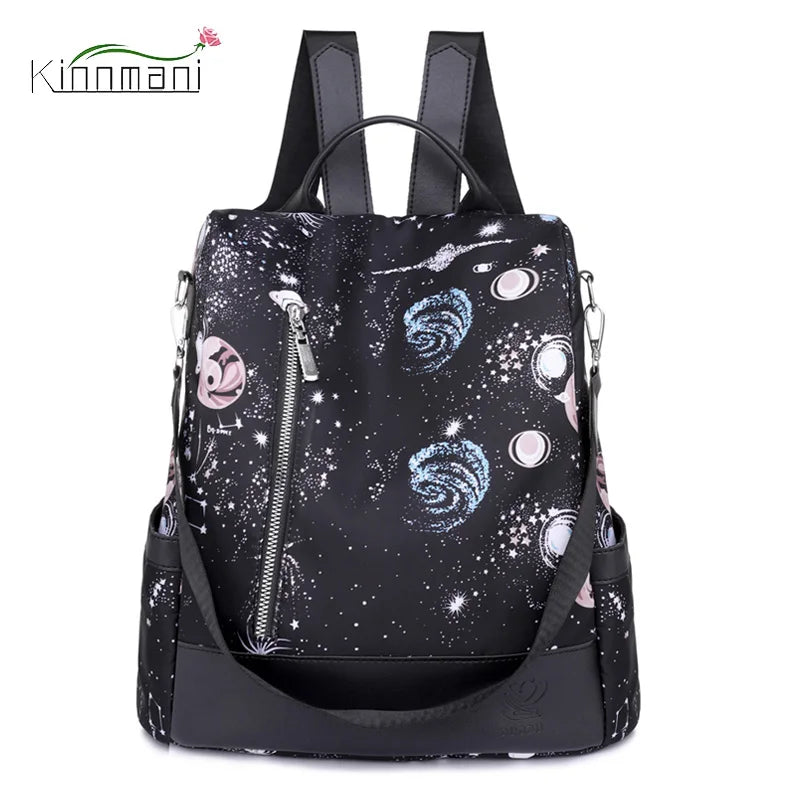 Colorful Graffiti Pattern Women's Backpack