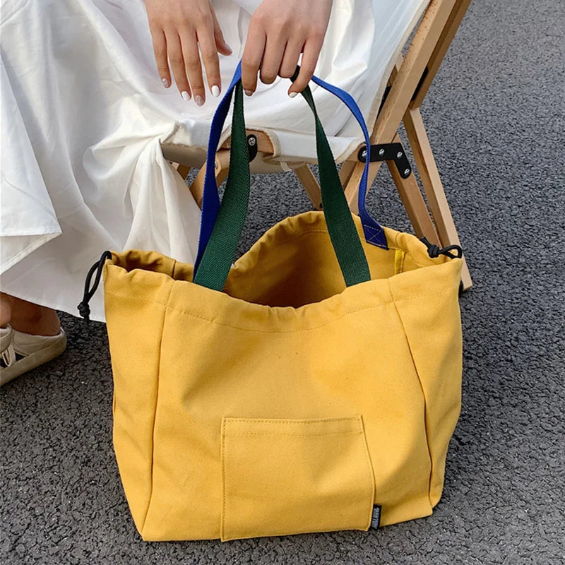Stylish Women's Canvas Shoulder Bag