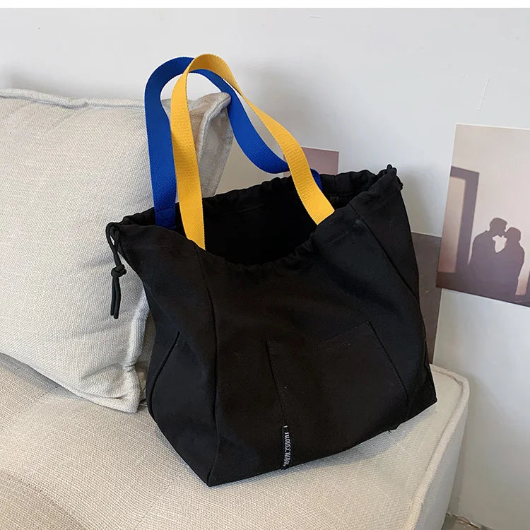 Stylish Women's Canvas Shoulder Bag