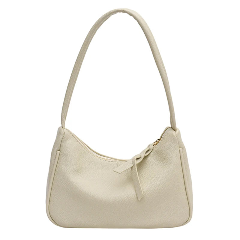 Small Lady Underarm Bag High Leather Shoulder Bags Women's Handbag