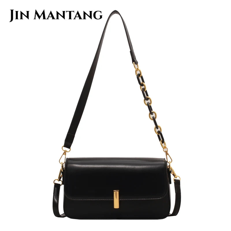 Summer PU Leather Crossbody Sling Bag Women's Handbag Underarm Shoulder Side Bag