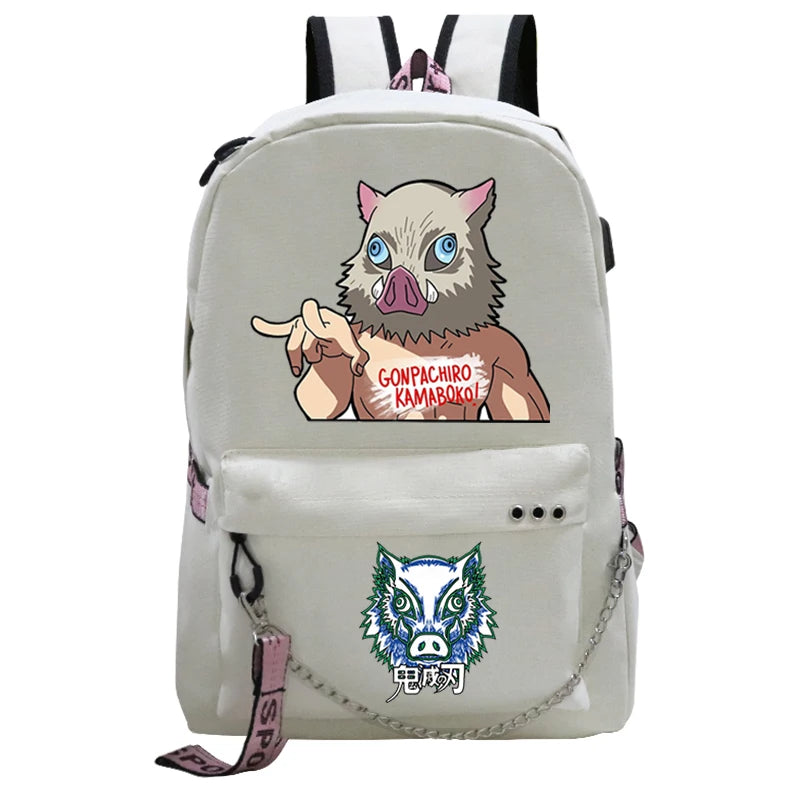 Kimetsu No Yaiba Anime Inosuke Laptop Bag