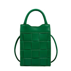 Mini Woven Handbag Crossbody Bag for Women