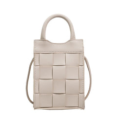 Mini Woven Handbag Crossbody Bag for Women