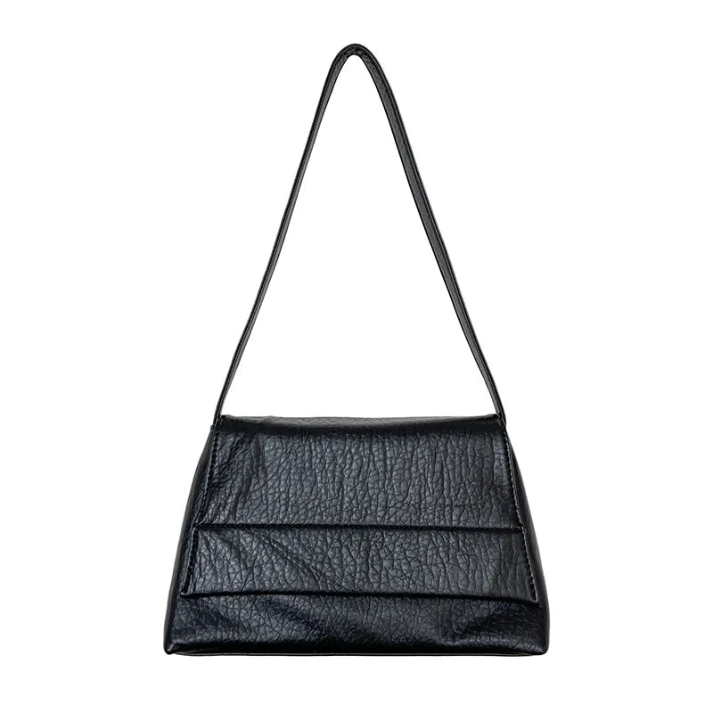 Niche Women's Shoulder Bag Soft Flip Underarm Bag