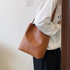 Fashionable PU Leather Daily Space Handbag