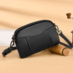Lady Leather Crossbody Clutch Shoulder Bag Small Cellphone Handbag