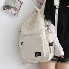 Large Capacity School Backpack for Women Waterproof Shoulder Bag