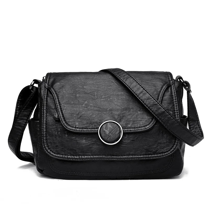 Large Capacity Shoulder Bags High Leather Messenger Tote Bag Handbags