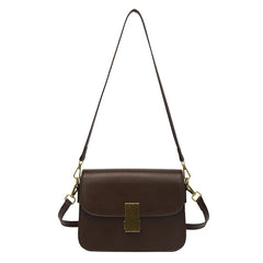 Leather High Single Shoulder Bag Woman Split Leather Lady Messenger Bag
