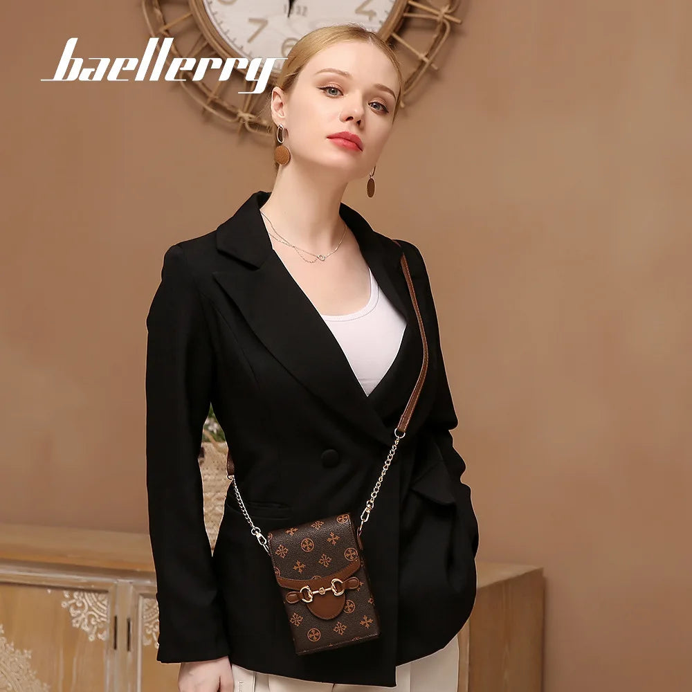 Vintage Crossbody Bag Women Shoulder Retro Phone Wallet Handbag PU Leather Purse