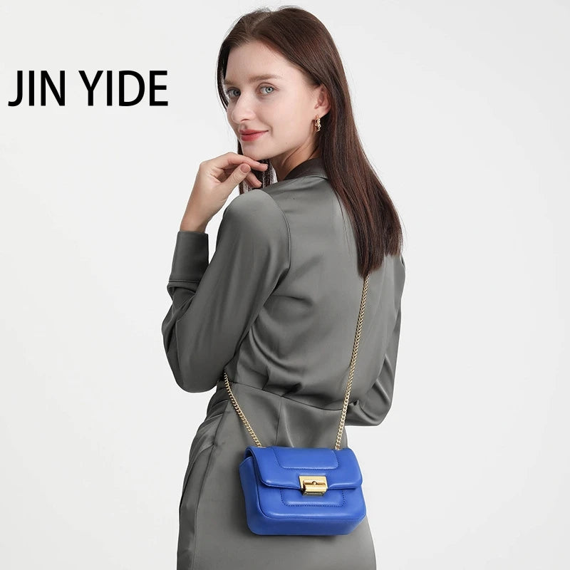 Chain Lock Women Shoulder Bags Small Crossbody Bag Female Handbag Purse