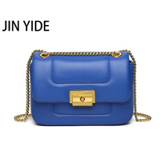 Chain Lock Women Shoulder Bags Small Crossbody Bag Female Handbag Purse