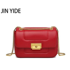 Chain Lock Women Shoulder Bags Small Crossbody Bag Female Handbag Purse