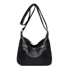Vintage Red Patchwork Crossbody Bag for Women