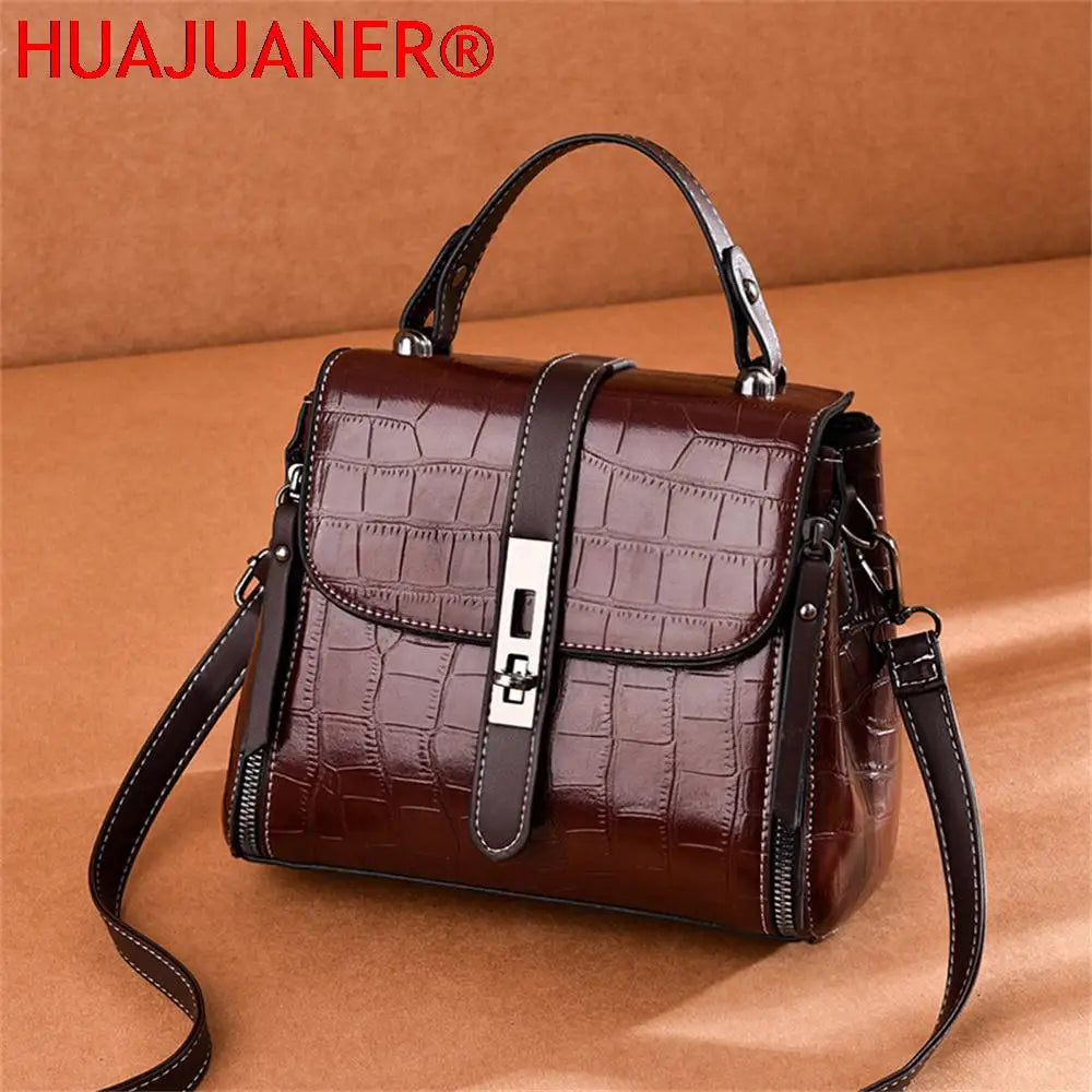 Women Crossbody Bag Leather Shoulder Handbag
