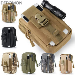 Men Waist Pack Bum Bag Pouch Waterproof Military Belt Waist Packs Molle Nylon Mo