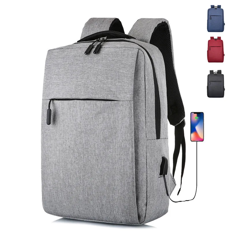 Men's Waterproof Business Laptop Backpack 16 Inch USB Charging Rucksack
