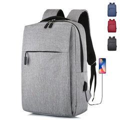 Men's Waterproof Business Laptop Backpack 16 Inch USB Charging Rucksack