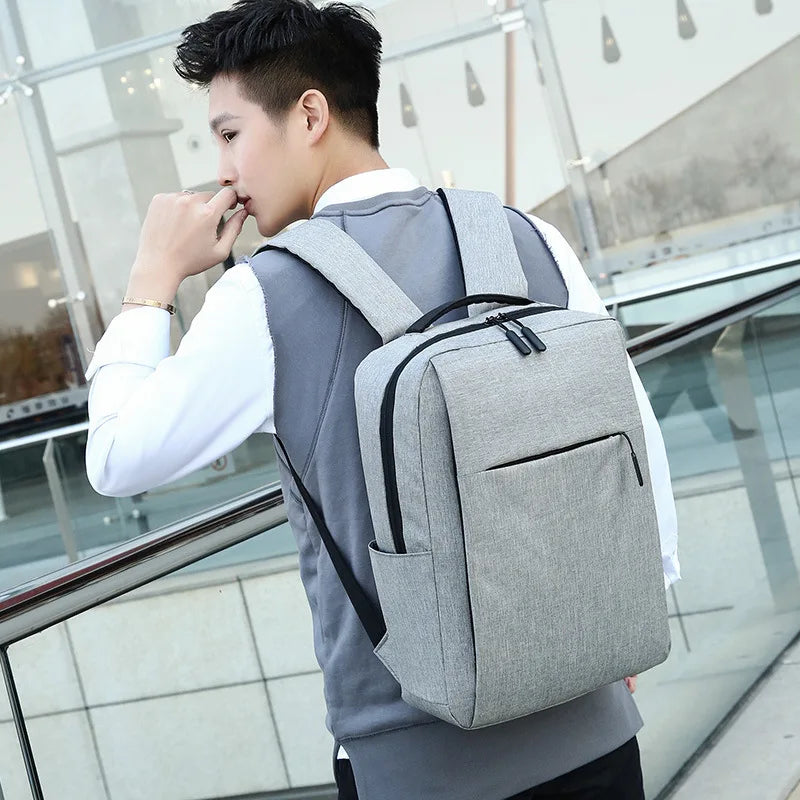 Men's Waterproof Business Laptop Backpack 16 Inch USB Charging Rucksack
