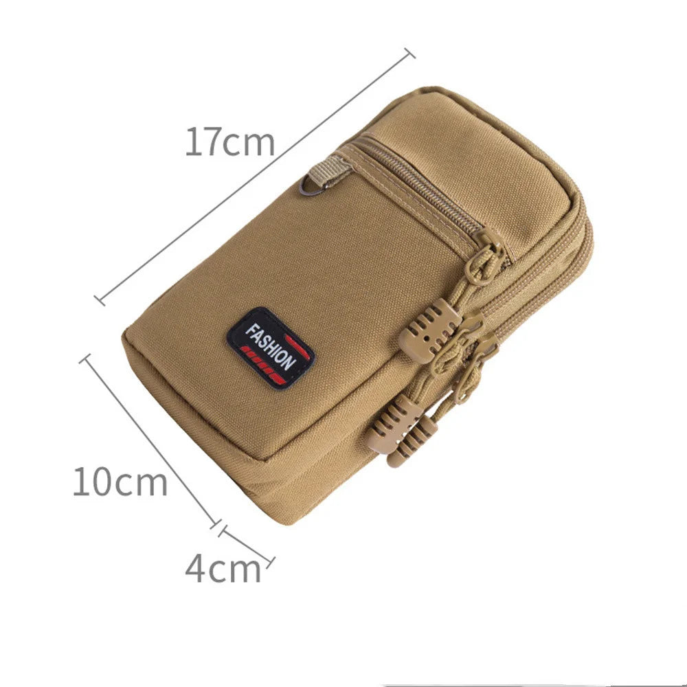Men's Outdoor Tactical Waist Pack Phone Pouch Military Bag