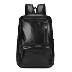Men's 15.6 Inch Laptop Bag PU Leather Backpack Waterproof