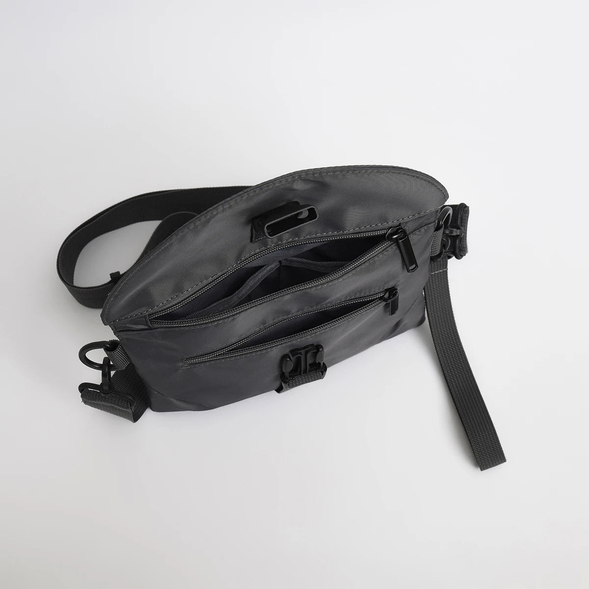Small Crossbody Bag with Adjustable Straps and Big Pockets