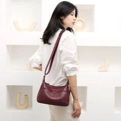 Women's PU Leather Business Handbag - Large Capacity Crossbody Bag