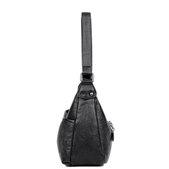 Women's PU Leather Business Handbag - Large Capacity Crossbody Bag