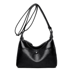 Women's PU Leather Business Handbag - Large Capacity Crossbody Bag