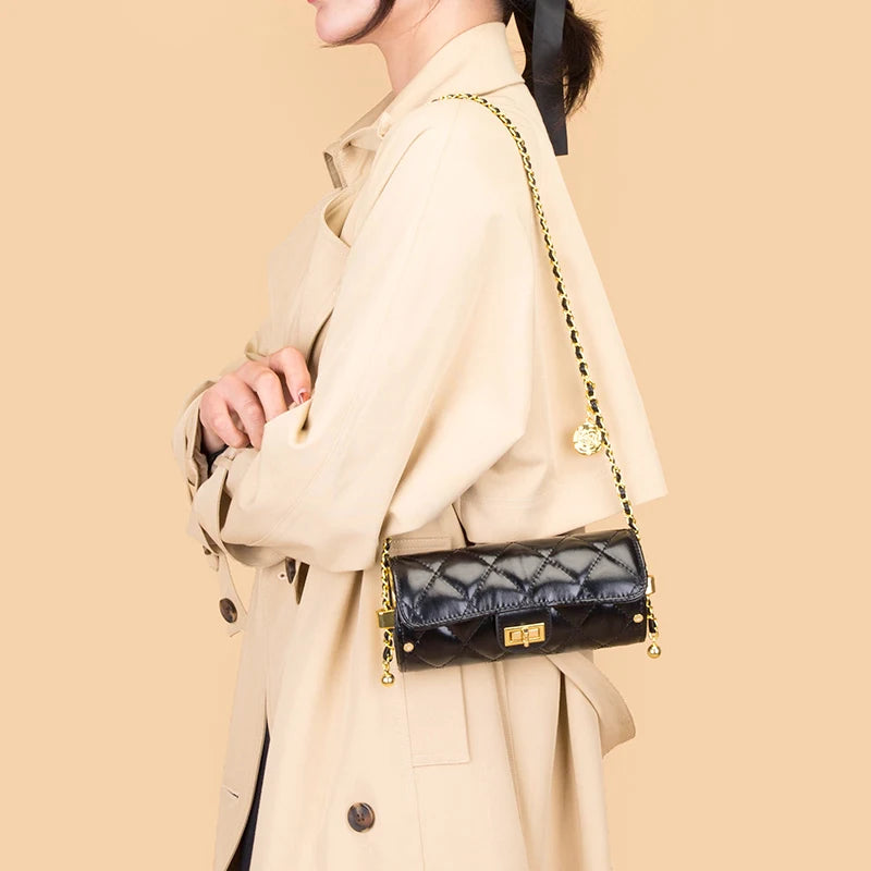 MINI Cross Body Bag Leather Women's Handbag One Shoulder Mobile Phone Bag