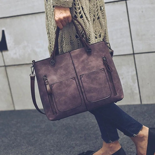 Women's PU Leather Shoulder Bag Messenger Crossbody Bag