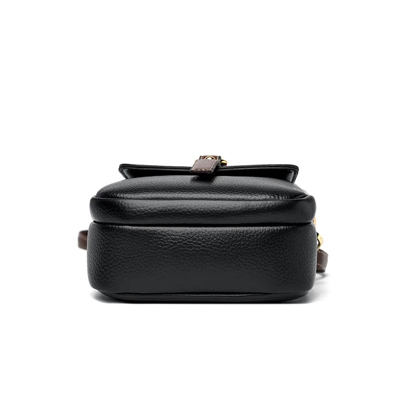 Genuine Leather Crossbody Shoulder Bag for Women Work Shopping