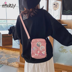Clear PVC Crossbody Bag Shoulder Jelly Small Flap Bag